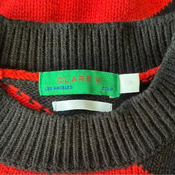 Clare V Drop Shoulder Poppy sweater, size M - Picture 6 of 7